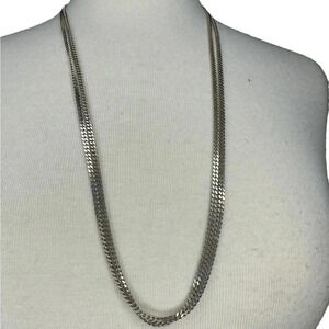 Silver Pendant Necklace with Intricate Detailing